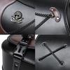 1 Pair Travel Luggage Storage Bag Saddlebag Motorbike Accessories Tool Bag Retro Punk Style Saddlebag PU Side Bag