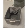 Large Capacity Foldable Organizer Basket with Handle Linen Storage Box Clothes Bag Toy Sundries Sorting Storage Basket Home Use