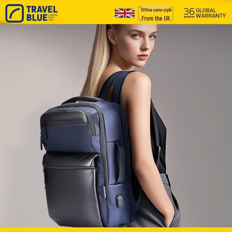 TRAVEL BLUE Peak 3037 Men s Business Laptop Backpack