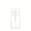 2pcs 100ml Storage Refillable Bottles Empty Liquid Press Pump Dispenser Nail Art Polish Remover Cleaner Makeup Manicure Tools