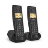 Gigaset Pure 200 Duo Cordless Phone Black