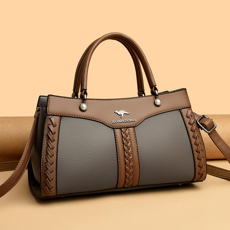 Luxury Leather Handbags Designer Retro Crossbody bags for Women 2025 New Large Capacity Shoulder Messenger Bag Tote Bags