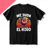 Me Suda El Nabo Women's Short Sleeve Printed T-shirt Funny Spanish Jokes Vintage Soft Casual Tops Women Clothing Graphic Tshirts