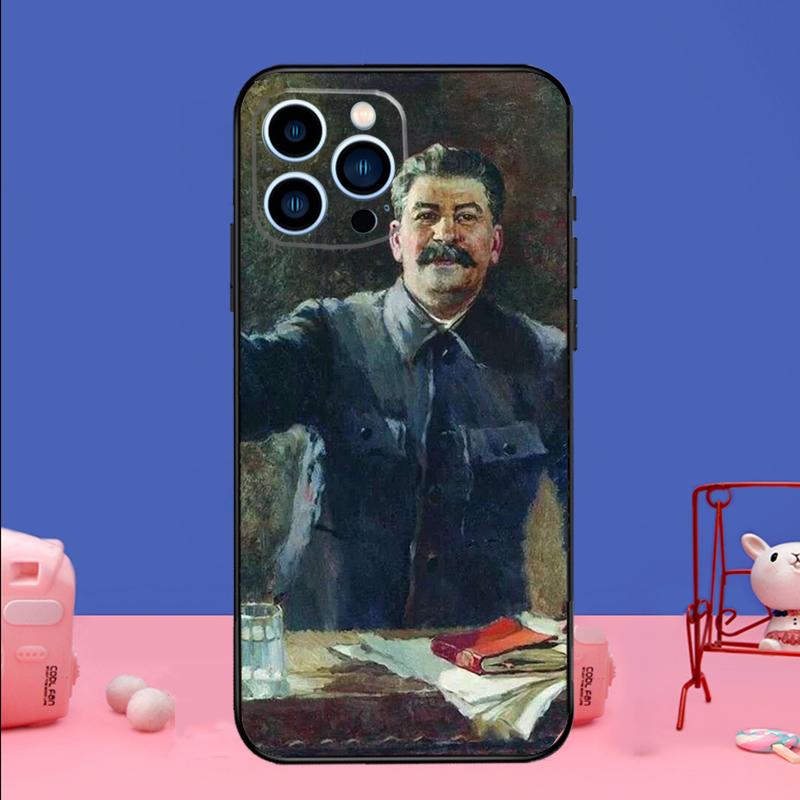 Russian Commander Stalin Phone Case For iPhone 17 Air 16 15 14 11 12 13 Pro Max 13 mini 15 16 Plus 16e Bumper Cover