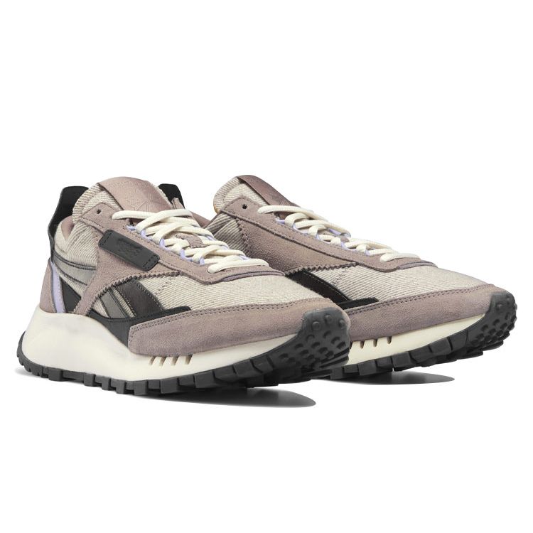 Reebok ASAP Nast X Classic Leather Legacy Men Sandy Taupe Crisp Purple Black H01280