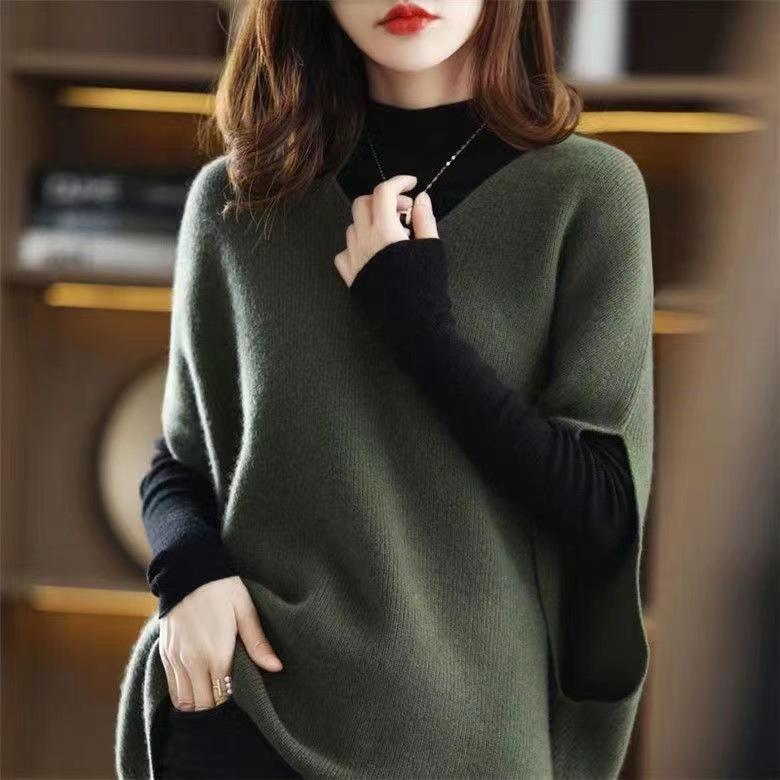 Women's V-Neck Knitted Sleeveless Vest - Autumn/Winter 2025 Loose Cardigan Sweater