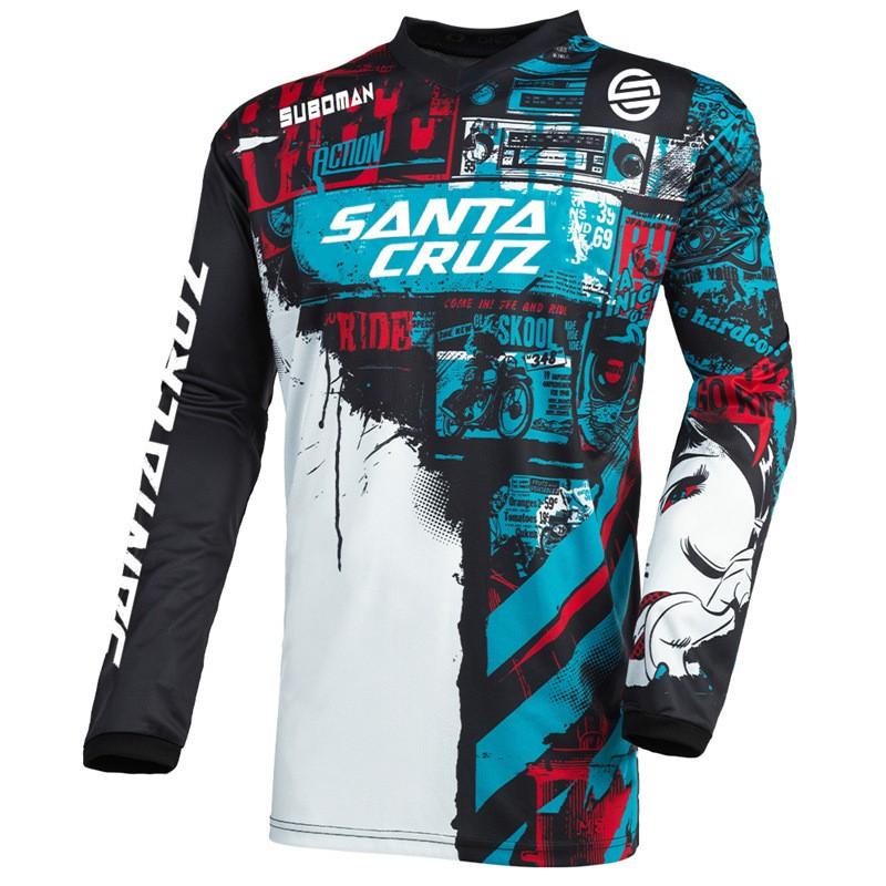 Mens Off-Road Motorcycle Riding Suit Mountain Bike Downhill Jersey Breathable Quick-Dry Cycling Apparel
