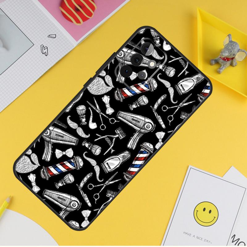 Barber Hair Stylist Case For Samsung Galaxy A54 A34 A14 A56 A52 A53 A16 A26 A36 A55 A35 A15 A32 A12 A33 A13 A17