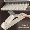 Thickened Non-Slip Clothing Hangers for Student Dorms and Households