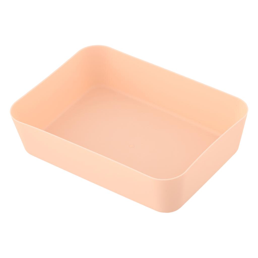 Small Desk Drawer Organizers Multicolor Plastic Drawer Partition Storage Box Kitchen Tableware Large Capacity Storage Trays