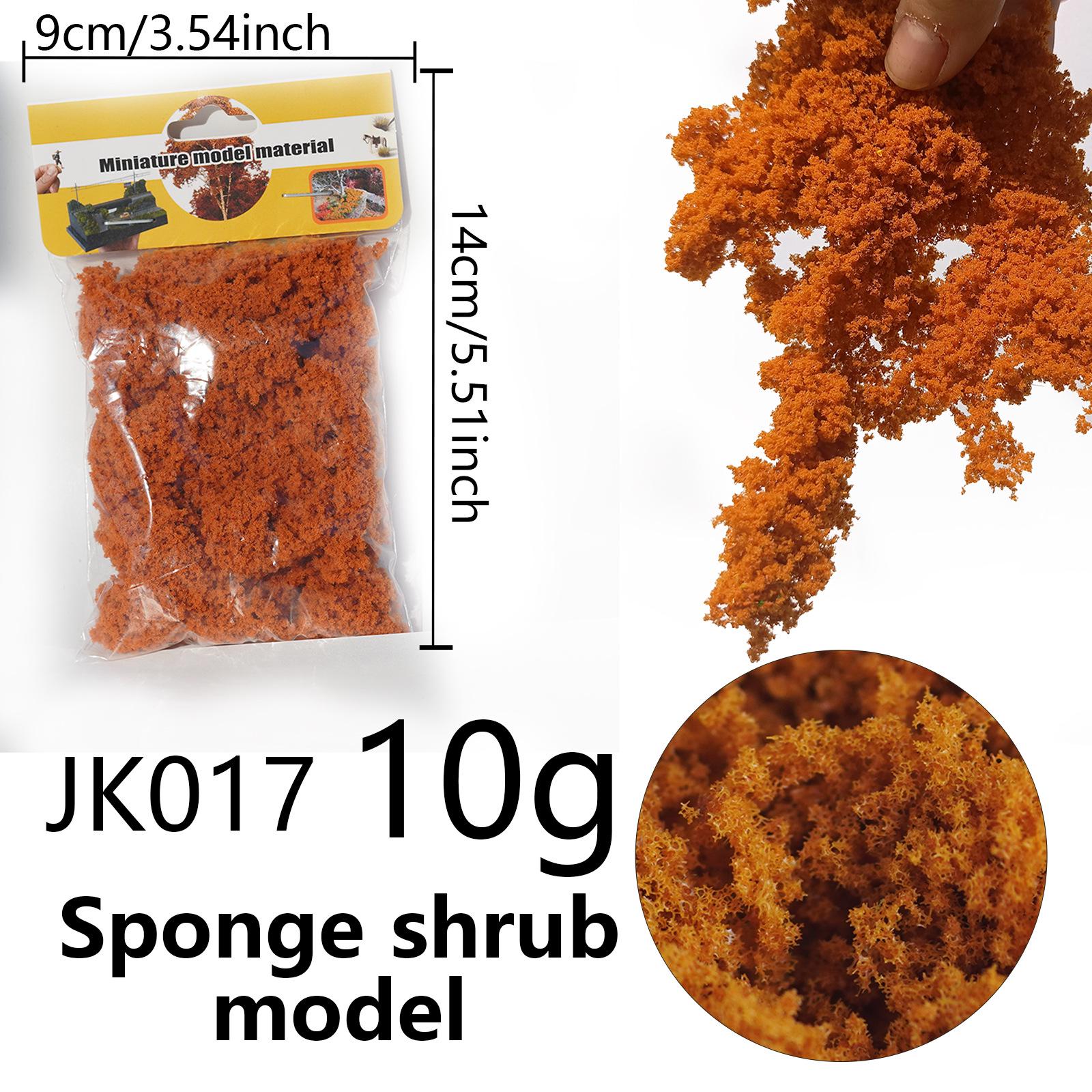 Sponge Bush Model Material for Miniature Scenes and Jungle Dioramas