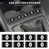 10PC 3D Epoxy Car Exterior/Interior Decor Small Stickers Decal For Renault Megane 2 3 4 RS Grand Scenic Clio 4 Captur Duster T111