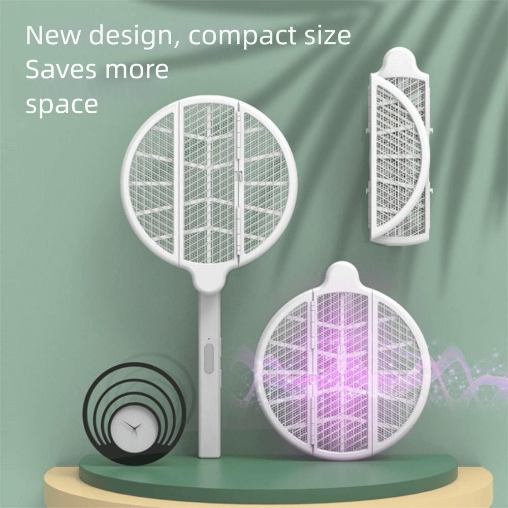Rechargeable Battery Electric Mosquito Swatter Electric Swatter Automatic Attracting Lamp  Home Use
