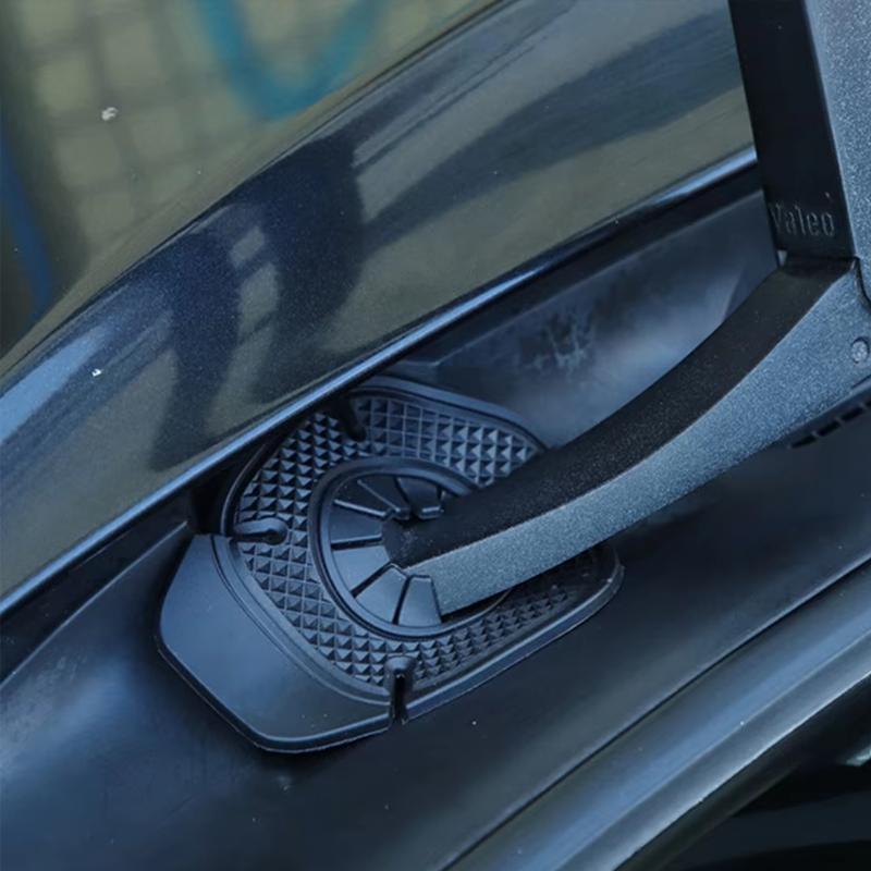 2pc Car Wiper Arm Protective Car Windshield Wiper Hole Silicone Protective Cover Dustproof Sleeve Leaves Debris Prevention Cover