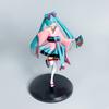 Kizuna Ai and the Long-hair Princess Miku Figurines, Anime-style Cute Girl 2D Model Decorative Items, Gifts and Souvenirs.