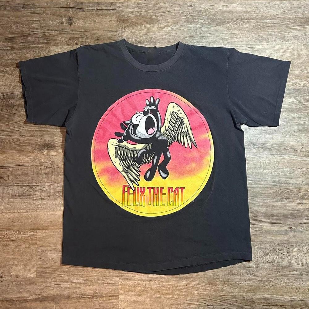 Felix the Cat Led Zeppelin T-Shirt Cotton Full Size Unisex S-5XL M341 Unisex T-Shirt XXXL