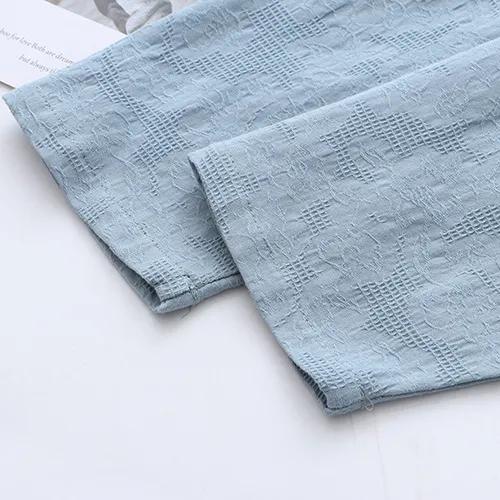 Embroidered Cotton Shirt Women's Large Size Spring and Autumn Tops, High-end Western Style Bottoming Shirt, Mother Shirt