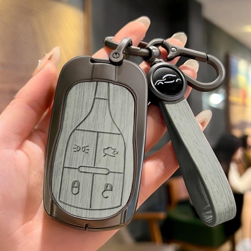 Aesthetic Wooden Pattern Key Cover Suitable For Maserati Ghibli Levante Quattroporte 2014-2024 Accessories