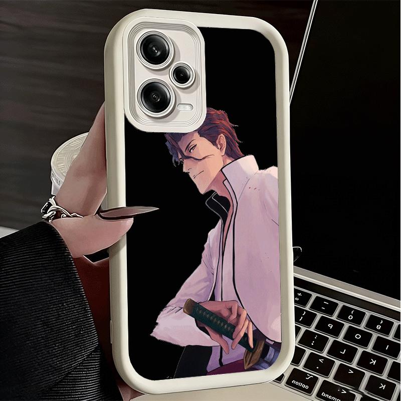 Phone Case for Xiaomi Redmi Note 15 14 13 Pro Plus Bleach Aizen Sousuke Shell 12S 11 11S 11T 5G 14S Soft Silicone Funda