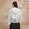 Women's Hooded Drawstring Knit Cardigan