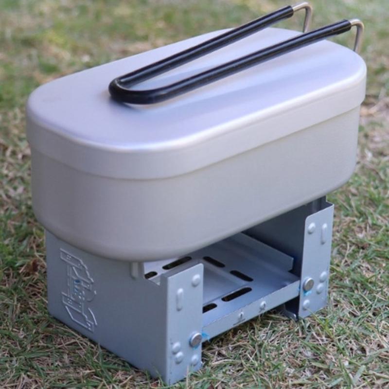 2Pcs Portable Camping Alcohols Burners Folding Outdoor Alcohols Stove Small Backpacking Stove for Camping Picnic Hiking