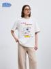 Lovely Sausage Dog Print 100% Cotton Graphic T-shirt Women's Clothing Summer Fashion Simple Lovely Casual Comfy Sleeve Top Y2K