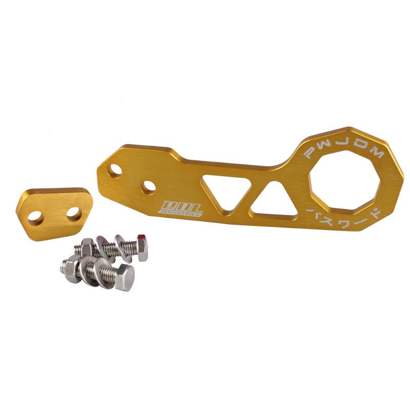 

Алюминиевый задний бампер прицепа GM Racing с буксировочным крюком золотой