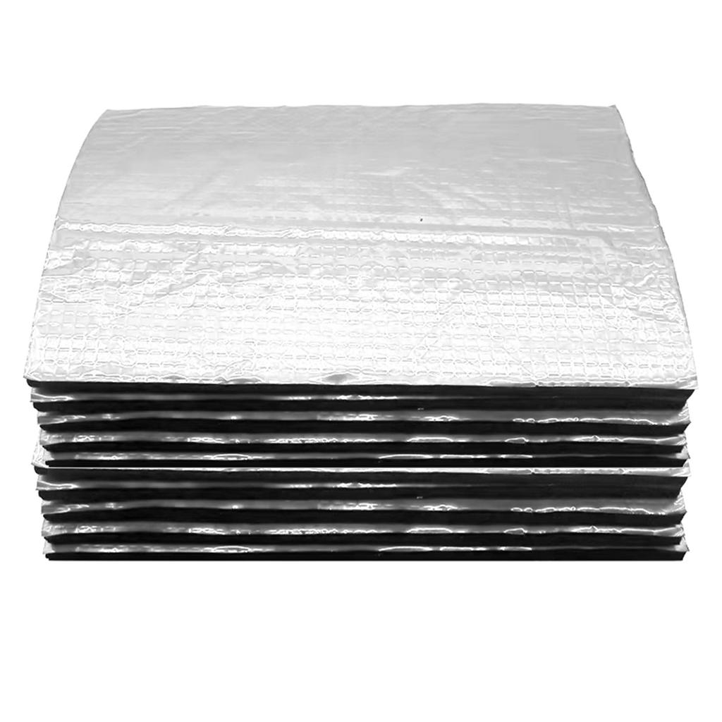 10pcs Auto Sound Insulation & Heat Shielding Mats Automotive Noise & Heat Reduction for Chassis door  & Engine Covers