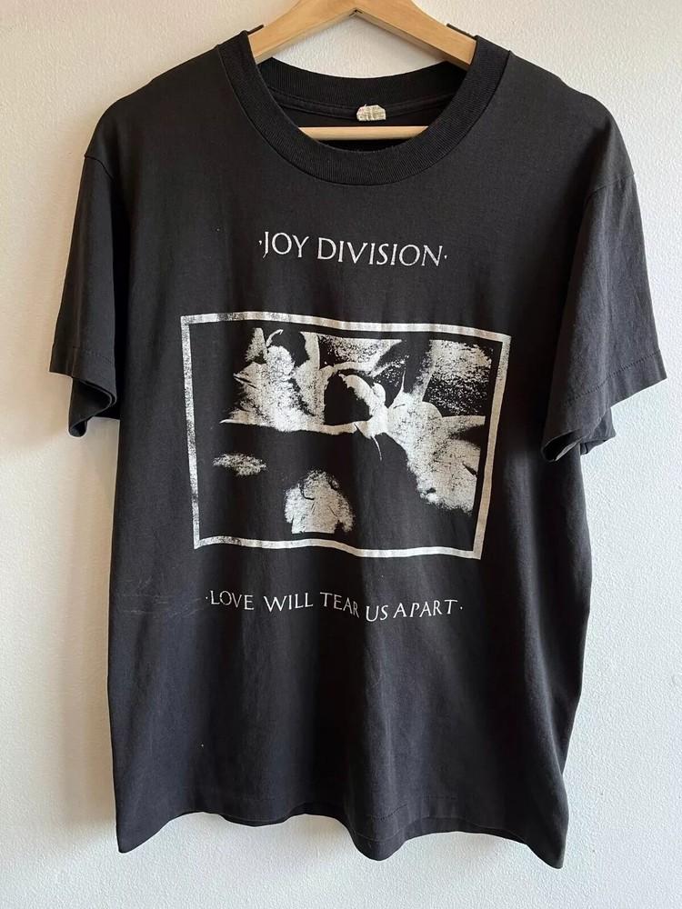 

Vintage 1980 s Joy Division Love Will Tear Us Apart T-Shirt Tops tees Men s Women s 4XL