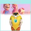 Der Super Mario Bros. Film Hoodie Für Teenager Mit Polyester-Druck Freizeitkleidung