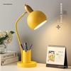Nordic Minimalist Eye-Protecting Desk Lamp with Pen Holder for Students