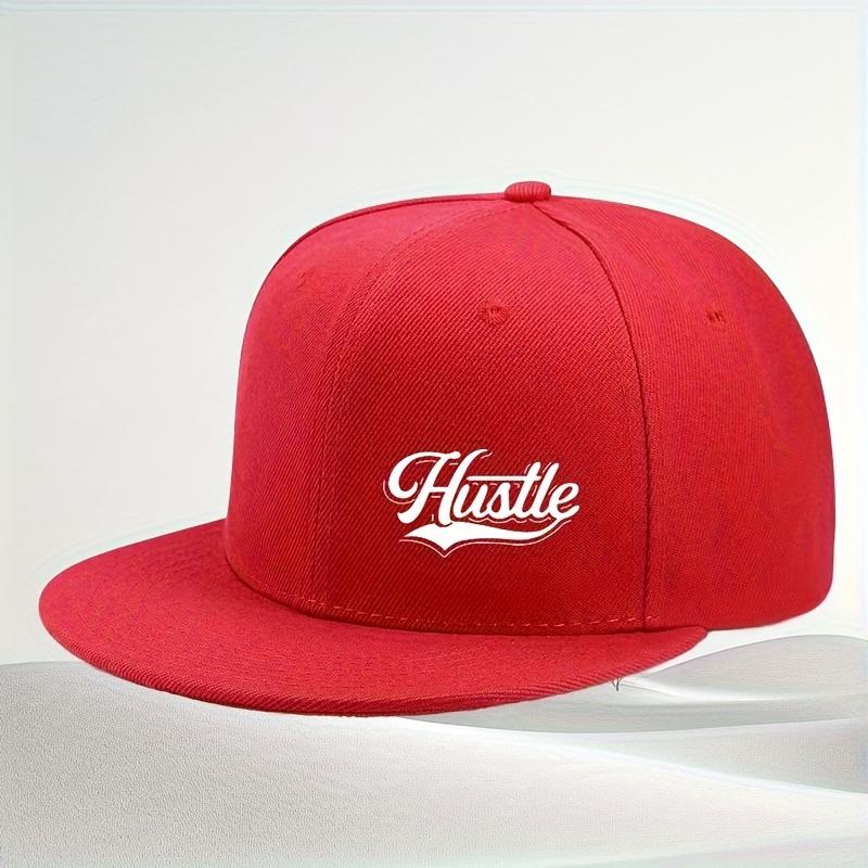 

New Letter Printed Simple Flat Brim Hat, Unisex, Versatile and Fashionable, Suitable for Outdoor Sports Peaked Hat червоний