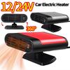 Car Heater 12V/24V Electric Cooling Heating Fan Electric Heater Fan Windshield Defogging Demister Defroster Car Supplies