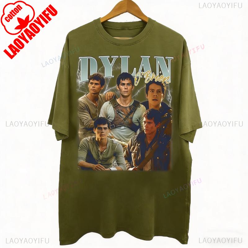 Vintage 90s Bootleg Style Retro Dylan OBrien Graphic Tshirt Gifts for Man and Women Unisex Casual Style TShirt Shortsleev