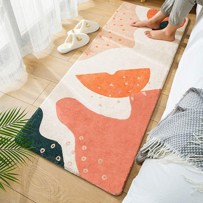 Household Carpet Door Mat Non-slip Foot Mat Bedroom Bedside Blanket Living Room Sofa Coffee Table Bathroom Toilet Floor Mat