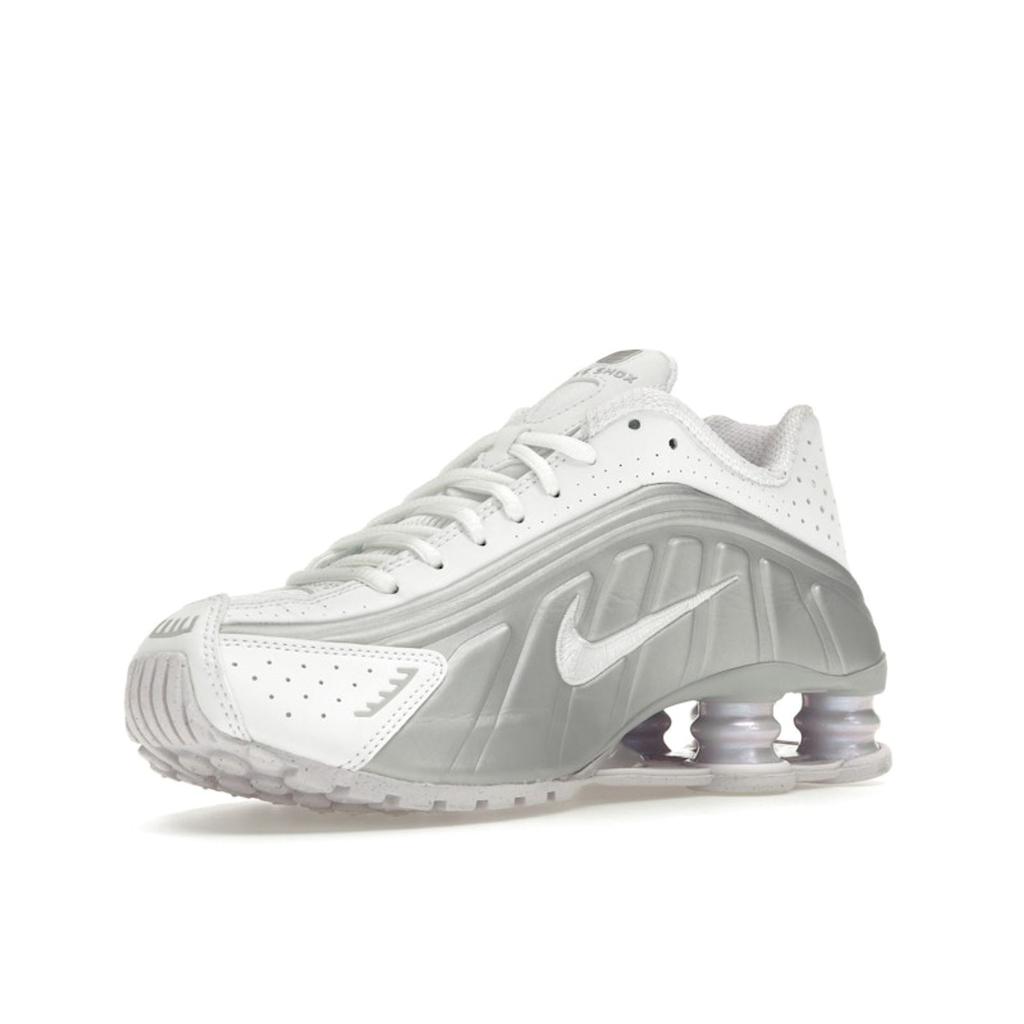 Nike Shox R4 Platinum Barely Grape Women Sneakers Silver White Metallic-Platinum HF5076-100