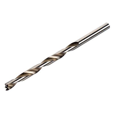 ABWR-Foret 5 mm Diamètre Dia Queue Ronde Droite Métrique Pointe Brad Spirale Pour Menuisier Travail du Bois