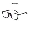 Ultra-Light TR90 Square Eyeglass Frames - Women's Prescription or Men's Blue Light Blocking Option
