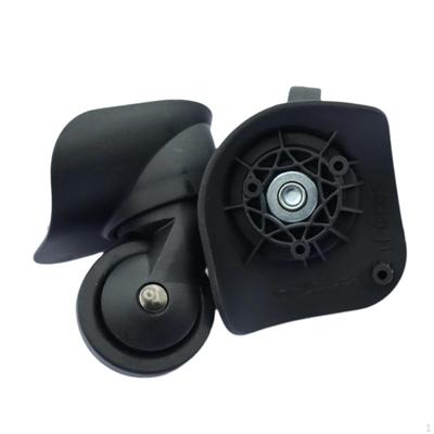 2 Stück Gepäckersatzräder Leise Einfach zu installieren Vielseitig Robust Wiederverwendbar Rotation Trolley