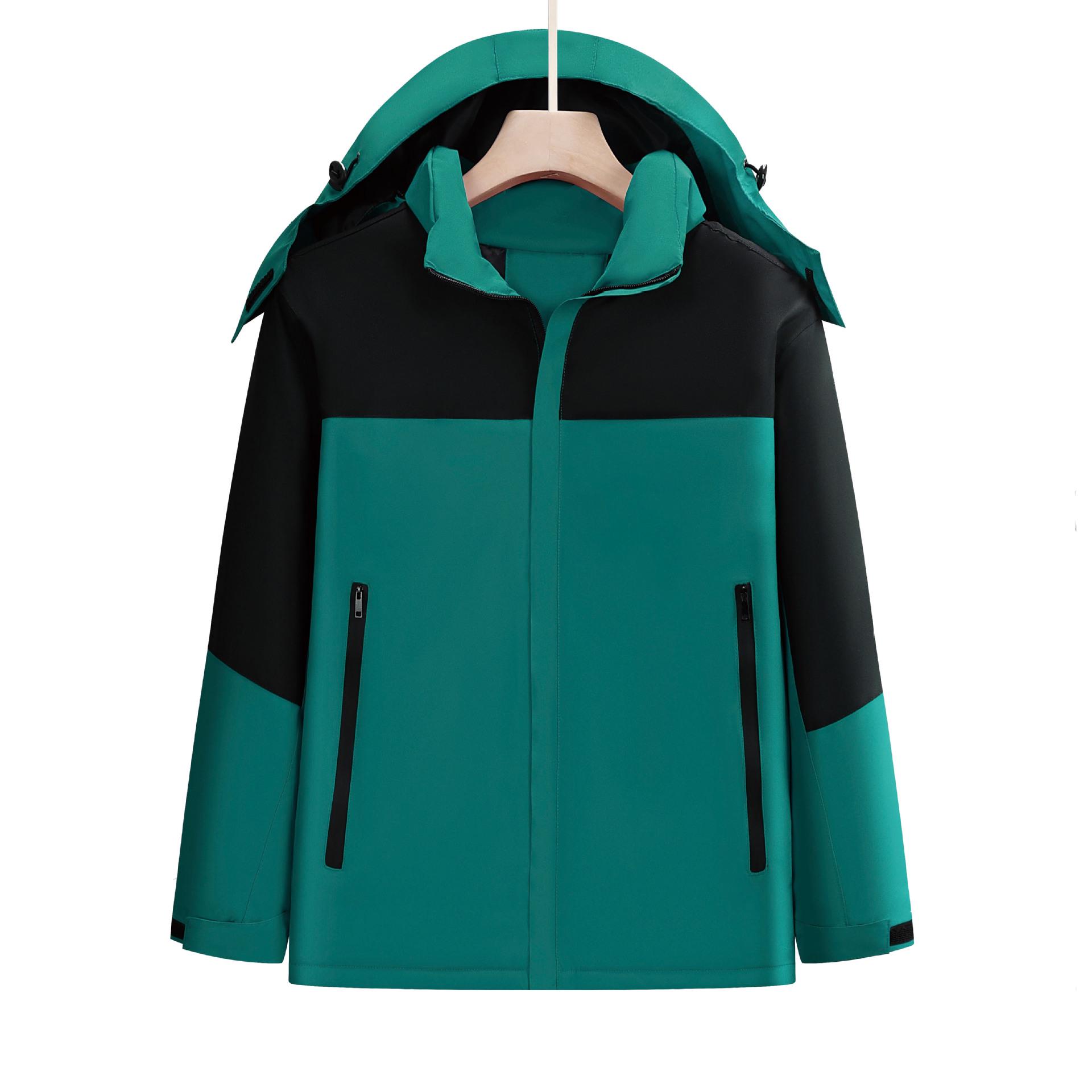 

Outdoor Windproof Waterproof Jacket: Thickened Mountaineering Workwear with Custom Logo Embroidery 2XL