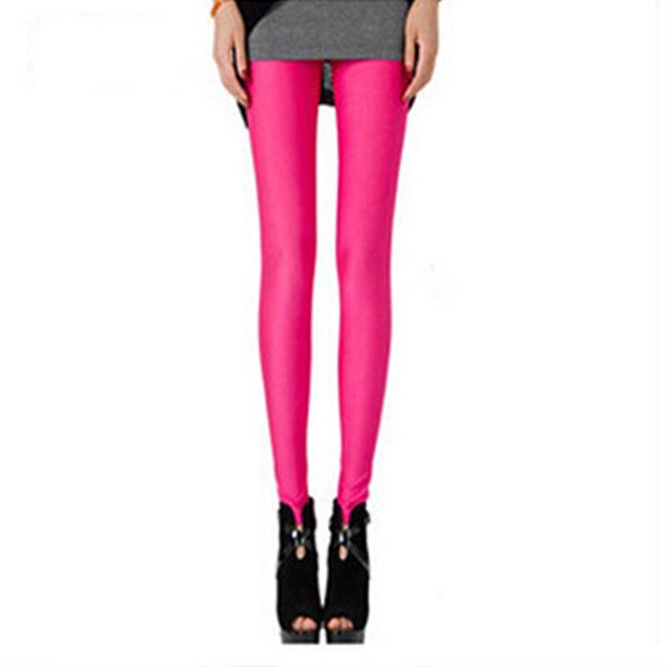 Buy Fashion Women Neon Candy Shiny 