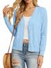 European and American foreign trade slim-fitting long-sleeved V-neck knitted sweater top sweater cardigan jacket women