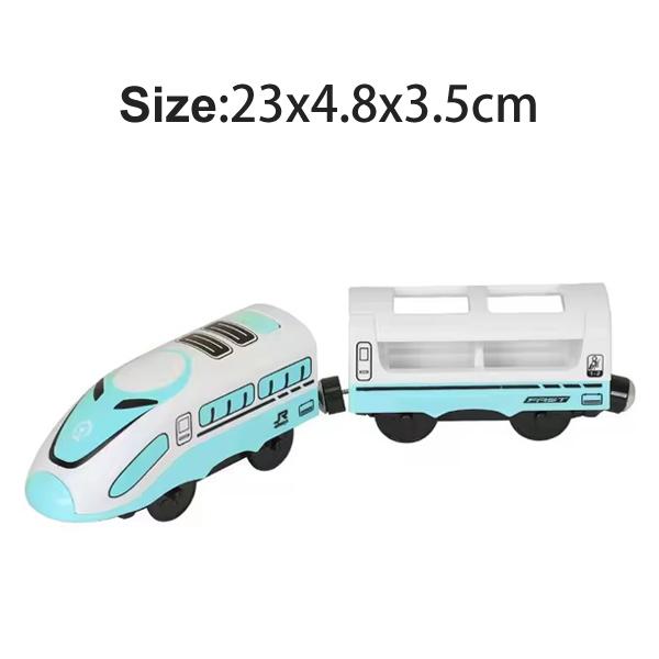 Magnetic Train Toys Wooden Railway Tracks Accessories Locomotive Diecast Slot Fit for All Wood Brand Wooden Tracks Toys For Kids