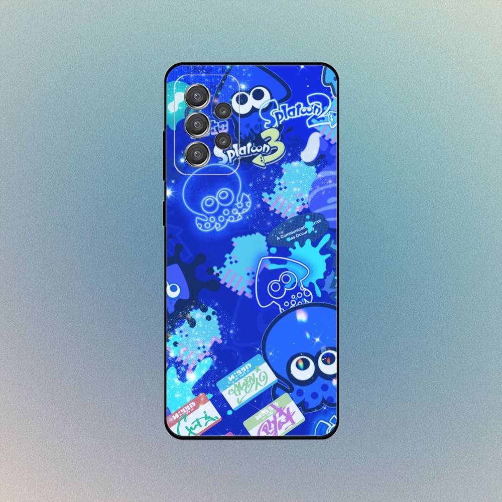 Spiel S-Splatoon 3 Handyhülle Für Samsung S25,S24,S21,S22,S23,S30,Ultra,S20,Plus,Fe,Lite,Note,10,9,5G Schwarze Hülle