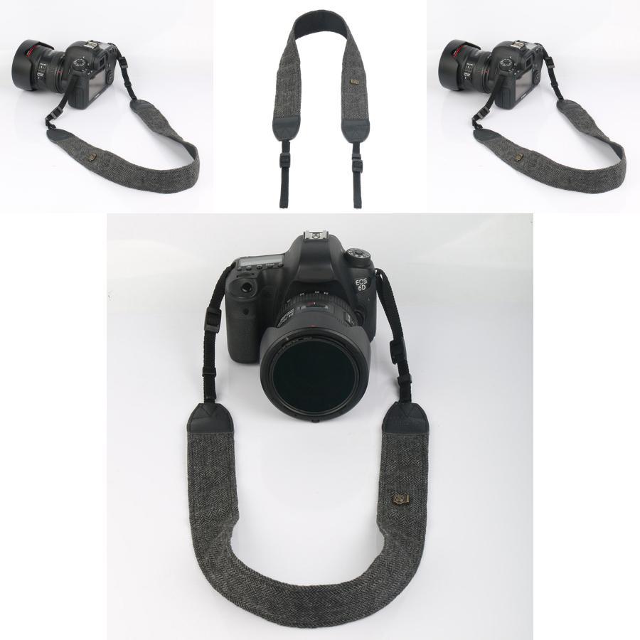 Camera Cotton Shoulder Strap For Micro Four Thirds Cameras With Retro Style And Stress Relief