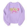 Children's Fashionable Lightweight Long-sleeved Round Neck Pullover With Pockets Printed Pullover