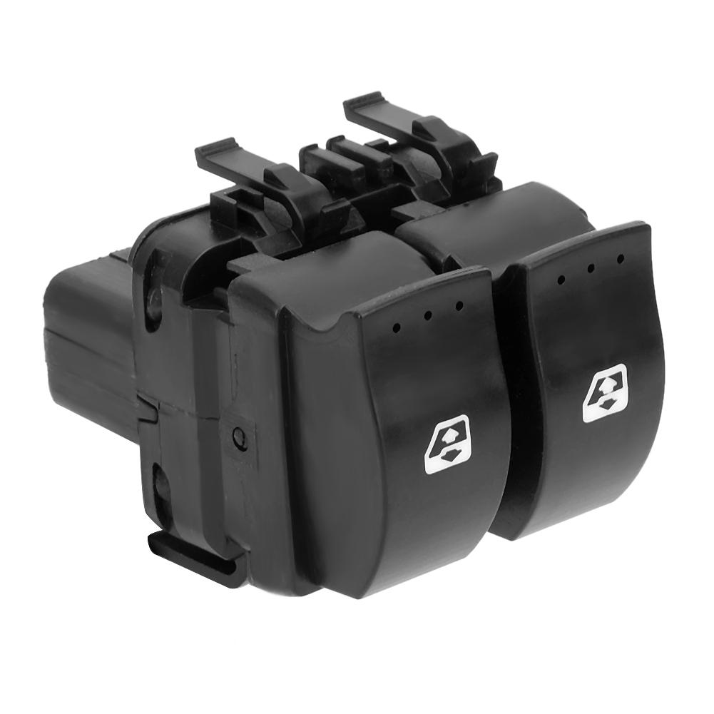 

Передний правый электромобильный переключатель стеклоподъемника с двойной кнопкой, аксессуар для Renault 8200060045 чёрный