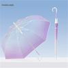 Xi Meng Yuan Transparent Gradient Long Handle Umbrella