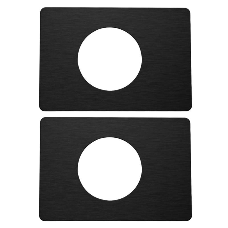 2 ks Nerezová ocel Opravná deska zámku dveří Zesilovací deska dveří Kryt pro upevnění kliky dveří Výplň Opravná zadní deska