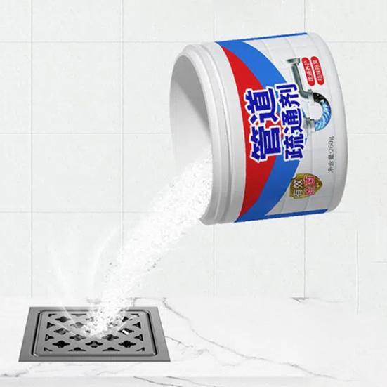 Pipeline Dredging Agent 260g Unblock Quick Pipe Odor Neutralizer Non-Corrosive Hair Grease Residue Remover
